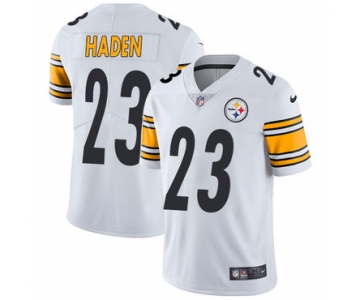 Nike Pittsburgh Steelers #23 Joe Haden White Men's Stitched NFL Vapor Untouchable Limited Jersey
