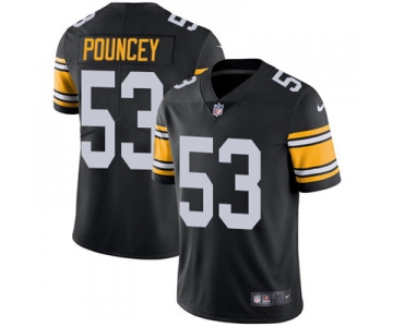 Nike Pittsburgh Steelers #53 Maurkice Pouncey Black Alternate Men's Stitched NFL Vapor Untouchable Limited Jersey