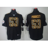 Nike Pittsburgh Steelers #53 Maurkice Pouncey Black Impact Limited Jersey