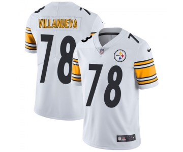 Nike Pittsburgh Steelers #78 Alejandro Villanueva White Men's Stitched NFL Vapor Untouchable Limited Jersey