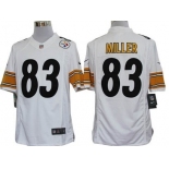 Nike Pittsburgh Steelers #83 Heath Miller White Limited Jersey