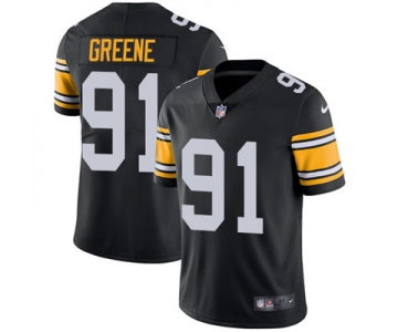 Nike Pittsburgh Steelers #91 Kevin Greene Black Alternate Men's Stitched NFL Vapor Untouchable Limited Jersey