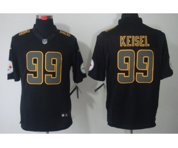 Nike Pittsburgh Steelers #99 Brett Keisel Black Impact Limited Jersey