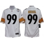 Nike Pittsburgh Steelers #99 Brett Keisel White Limited Jersey