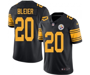 Nike Steelers #20 Rocky Bleier Black Men's Stitched NFL Limited Rush Jersey