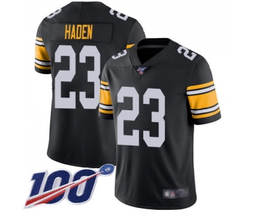 Nike Steelers #23 Joe Haden Black Alternate Men's Stitched NFL 100th Season Vapor Limited Jersey