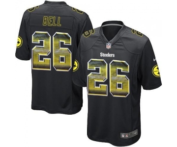 Nike Steelers #26 Le'Veon Bell Black Team Color Men's Stitched NFL Limited Strobe Jersey