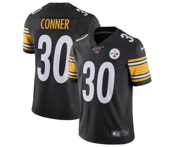 Nike Steelers 30 James Conner Black 100th Season Vapor Untouchable Limited Jersey