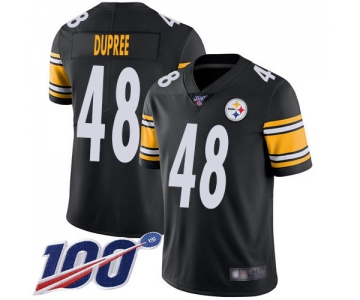 Nike Steelers #48 Bud Dupree Black Team Color Men's Stitched NFL 100th Season Vapor Limited Jersey