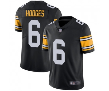 Nike Steelers #6 Devlin Hodges Black Alternate Men's Stitched NFL Vapor Untouchable Limited Jersey