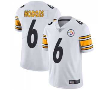 Nike Steelers #6 Devlin Hodges White Men's Stitched NFL Vapor Untouchable Limited Jersey