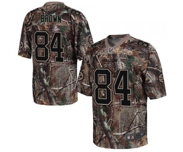 Nike Steelers #84 Antonio Brown Camo Men's Stitched NFL Realtree Elite Jersey