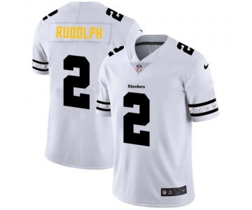 Pittsburgh Steelers #2 Mason Rudolph Nike White Team Logo Vapor Limited NFL Jersey