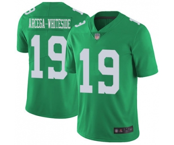 Eagles #19 JJ Arcega-Whiteside Green Men's Stitched Football Limited Rush Jersey