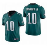 Men's Philadelphia Eagles #10 Gardner Minshew II Green Vapor Untouchable Limited Stitched Jersey