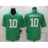 Men's Philadelphia Eagles #10 Gardner Minshew II Light Green 2021 Vapor Untouchable Stitched NFL Nike Limited Jersey
