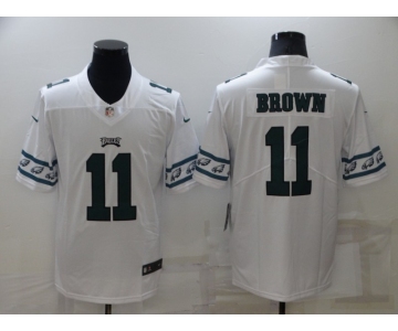 Men's Philadelphia Eagles #11 A. J. Brown White 2019 NEW Vapor Untouchable Stitched NFL Nike Limited Jersey