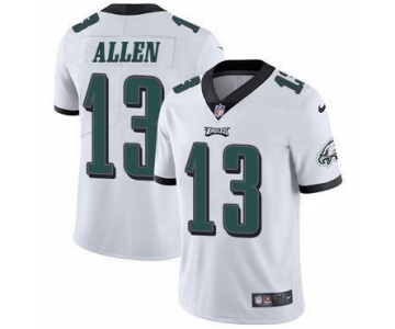 Men's Philadelphia Eagles #13 Devon Allen White Vapor Untouchable Limited Stitched Jersey