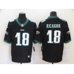 Men's Philadelphia Eagles #18 Jalen Reagor Black 2020 Vapor Untouchable Stitched NFL Nike Limited Jersey