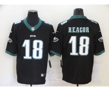 Men's Philadelphia Eagles #18 Jalen Reagor Black 2020 Vapor Untouchable Stitched NFL Nike Limited Jersey