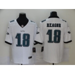 Men's Philadelphia Eagles #18 Jalen Reagor White 2020 Vapor Untouchable Stitched NFL Nike Limited Jersey