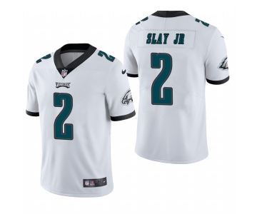 Men's Philadelphia Eagles #2 Darius Slay Jr. White Vapor Limited Jersey