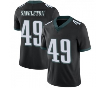 Men's Philadelphia Eagles #49 Alex Singleton Black Limited Alternate Vapor Untouchable Nike Jersey