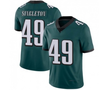 Men's Philadelphia Eagles #49 Alex Singleton Green Limited Midnight Team Color Vapor Untouchable Nike Jersey