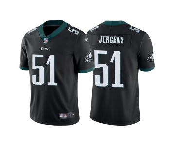 Men's Philadelphia Eagles #51 Cameron Jurgens Black Vapor Untouchable Limited Stitched Jersey