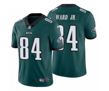 Men's Philadelphia Eagles #84 Greg Ward Jr.Vapor Untouchable Limited Midnight Green Nike Jersey