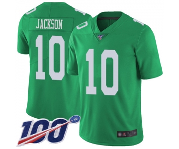Nike Eagles #10 DeSean Jackson Green Men's Stitched NFL Limited Rush 100th Season Jersey