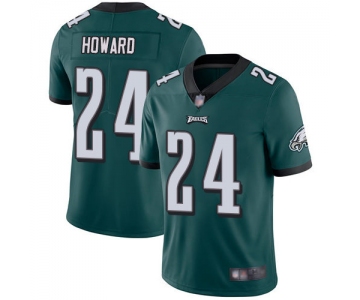 Nike Eagles #24 Jordan Howard Midnight Green Team Color Men's Stitched NFL Vapor Untouchable Limited Jersey
