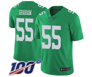 Nike Eagles #55 Brandon Graham Green Men's Stitched NFL Limited Rush 100th Season Jersey