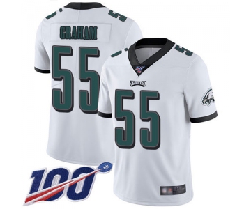 Nike Eagles #55 Brandon Graham White Men's Stitched NFL 100th Season Vapor Limited Jersey