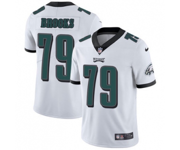 Nike Eagles #79 Brandon Brooks White Men's Stitched NFL Vapor Untouchable Limited Jersey