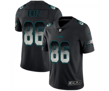 Nike Eagles 86 Zach Ertz Black Arch Smoke Vapor Untouchable Limited Jersey