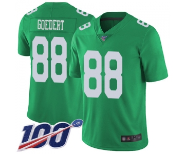 Nike Eagles #88 Dallas Goedert Green Men's Stitched NFL Limited Rush 100th Season Jersey