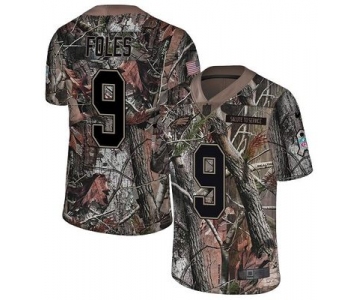 Nike Eagles #9 Nick Foles Camo Men's Stitched NFL Limited Rush Realtree Jersey