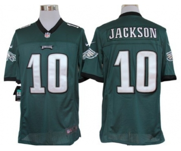 Nike Philadelphia Eagles #10 DeSean Jackson Dark Green Limited Jersey