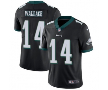 Nike Philadelphia Eagles #14 Mike Wallace Black Alternate Men's Stitched NFL Vapor Untouchable Limited Jersey