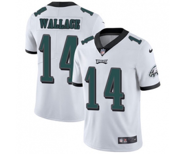 Nike Philadelphia Eagles #14 Mike Wallace White Men's Stitched NFL Vapor Untouchable Limited Jersey