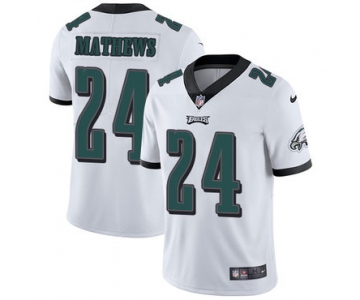 Nike Philadelphia Eagles #24 Ryan Mathews White Men's Stitched NFL Vapor Untouchable Limited Jersey