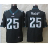 Nike Philadelphia Eagles #25 LeSean McCoy Black Limited Jersey