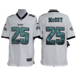 Nike Philadelphia Eagles #25 LeSean McCoy White Limited Jersey