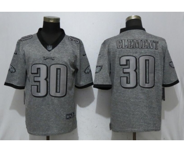 Nike Philadelphia Eagles #30 Corey Clement Gray Gridiron Gray Vapor Untouchable Limited Jersey