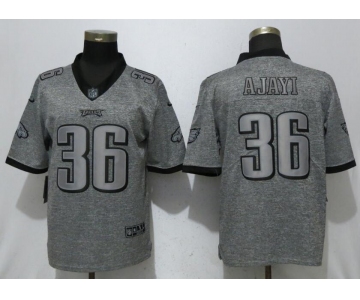 Nike Philadelphia Eagles #36 Jay Ajayi Gray Gridiron Gray Vapor Untouchable Limited Jersey