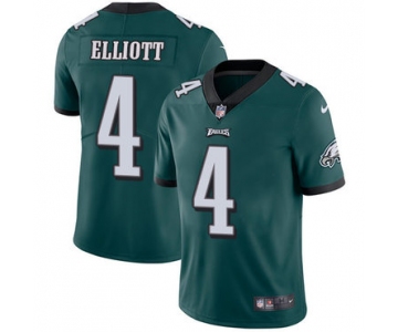 Nike Philadelphia Eagles #4 Jake Elliott Midnight Green Team Color Men's Stitched NFL Vapor Untouchable Limited Jersey