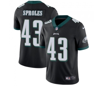 Nike Philadelphia Eagles #43 Darren Sproles Black Alternate Men's Stitched NFL Vapor Untouchable Limited Jersey