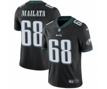 Nike Philadelphia Eagles #68 Jordan Mailata Black Vapor Untouchable Limited Jersey