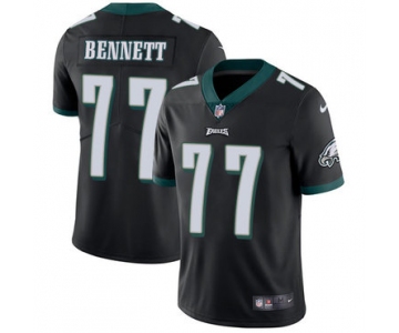 Nike Philadelphia Eagles #77 Michael Bennett Black Alternate Men's Stitched NFL Vapor Untouchable Limited Jersey